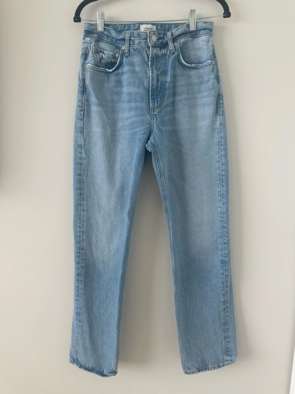 Citizens Of Humanity Zurie Jeans Straight Leg Light Wash High Rise Size 27 - Picture 2 of 16